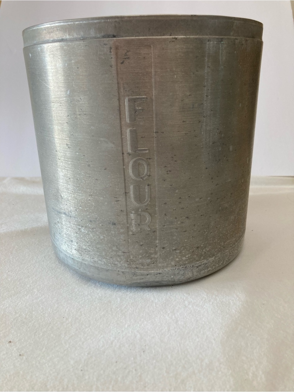 Metallic Gray Flour Canister - Kitchen Storage